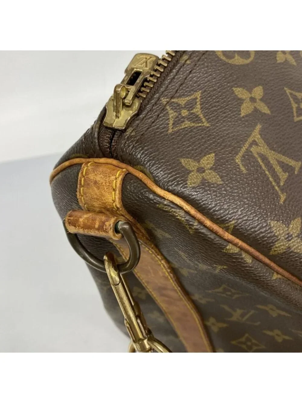 Louis Vuitton Boston Bag Monogram Keepall Bandouliere 45 Brown - Picture 7 of 10